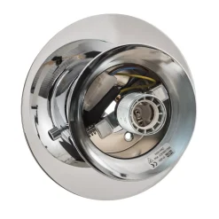 Klassieke bolvormige plafondlamp GLOBE, chroom