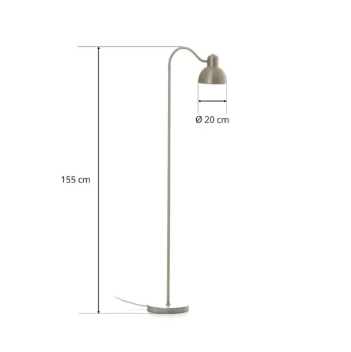 Klassieke vloerlamp RETRO