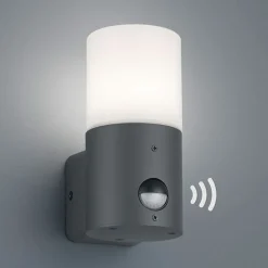 Kleine buitenwandlamp Hoosic met bewegingsmelder