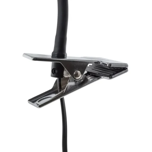 Klemlamp Lagos, zwart, metaal, 30 cm, leeslamp, G9
