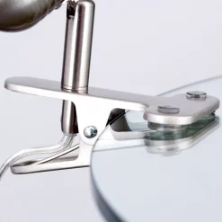 Klemlamp Samal, satijn