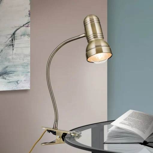 Klemlamp Samala, patina