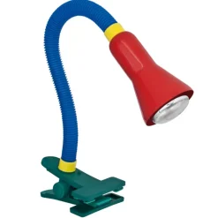 Kleurrijke tafellamp Couleur met klembasis