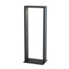KLEWE LED lamp op zonne-energie AXIS MAXI, antraciet, 65 cm, aluminium, IP65