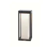 KLEWE LED lamp op zonne-energie RADIA MINI MOON, antraciet, 35 cm, IP65