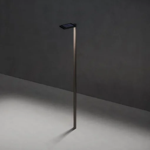 KLEWE LED lamp op zonne-energie LINK zonder mast, antraciet, IP65