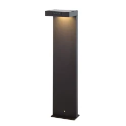 KLEWE LED lamp op zonne-energie ALA GROUND MAXI, antraciet, 65 cm, IP65