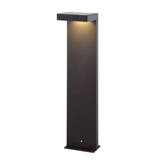 KLEWE LED lamp op zonne-energie ALA GROUND MAXI, antraciet, 65 cm, IP65