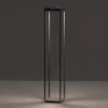 KLEWE LED lamp op zonne-energie RADIA MEGA, antraciet, 110 cm, aluminium IP65