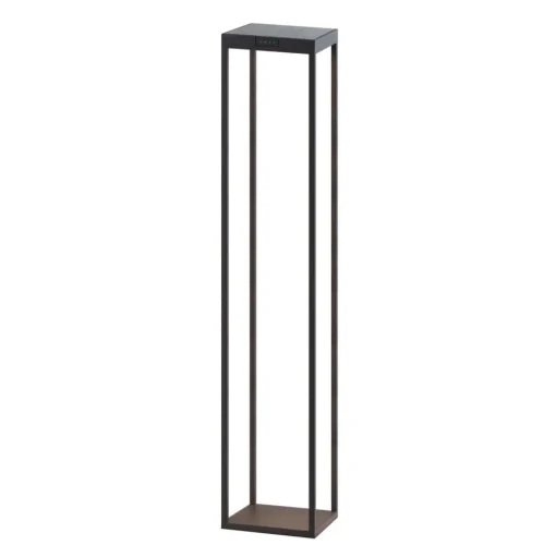 KLEWE LED lamp op zonne-energie RADIA MEGA, antraciet, 110 cm, aluminium IP65