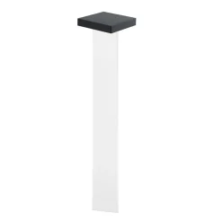 KLEWE LED lamp op zonne-energie Scotty, helder/antraciet, 60 cm, IP65