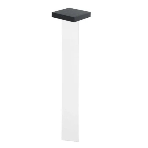 KLEWE LED lamp op zonne-energie Scotty, helder/antraciet, 60 cm, IP65
