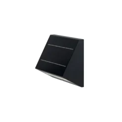 KLEWE LED wandlamp ECOSTEP, antraciet, 17 cm, IP65