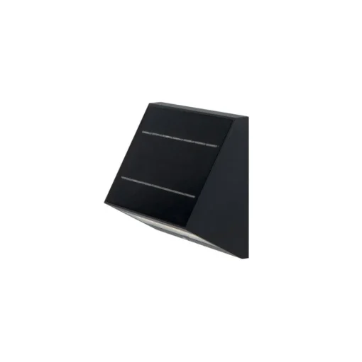 KLEWE LED wandlamp ECOSTEP, antraciet, 17 cm, IP65