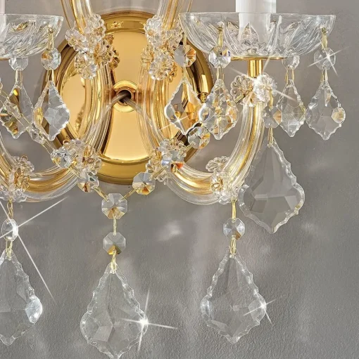 KOLARZ Maria Louise wandlamp goud 24 kt 2-lamps