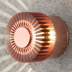 Koperkleurige LED-buitenwandlamp Monza