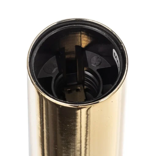 Kroonluchter Ampli, zwart/goud, 8-lamps
