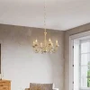 Kroonluchter Ayleen 6-lamps 1 niveau, wit