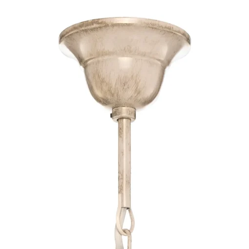 Kroonluchter Ayleen 6-lamps 1 niveau, wit