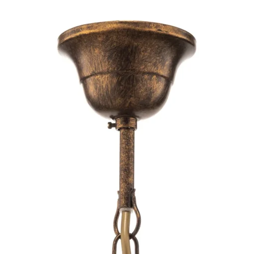 Kroonluchter Botte van metaal 5-lamps brons