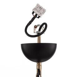 Kroonluchter Ferra, antiek messing, 5-lamps