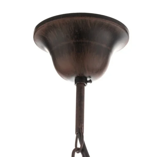 Kroonluchter Fiamma Marrone 8-lamps zonder kappen