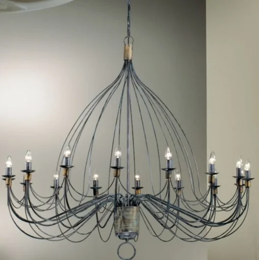 Kroonluchter FILO, 16-lichts, 140 cm