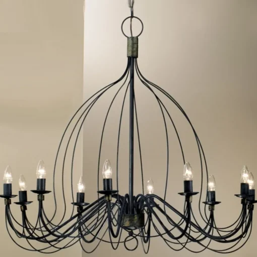 Kroonluchter FILO, 10-lichts, 100 cm
