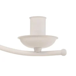 Kroonluchter Kandela, 5-lamps, wit