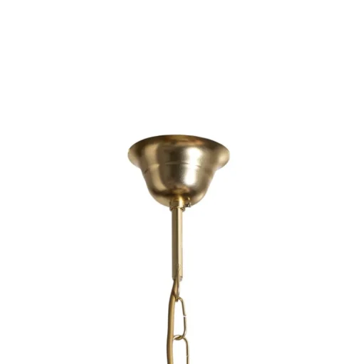 Kroonluchter Karen 8-lamps goud/zwart