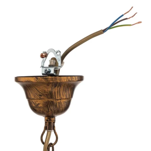 Kroonluchter Karen 8-lamps brons
