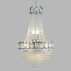 kroonluchter Limoges met glasparel-behanging