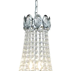 kroonluchter Limoges met glasparel-behanging