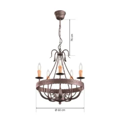 Kroonluchter Loara, 5-lamps