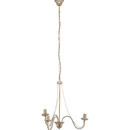 Kroonluchter Malbo 3-lamps in wit
