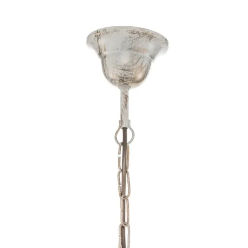 Kroonluchter Malbo 5-lamps in wit