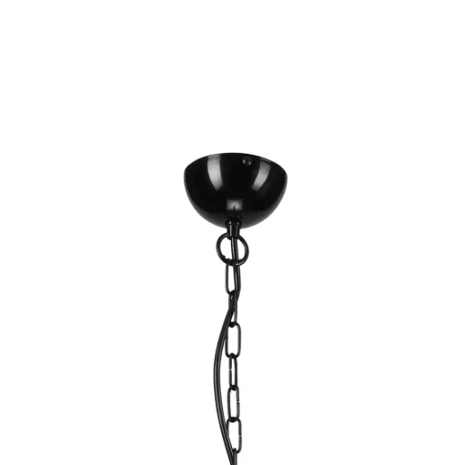 Kroonluchter Malou, 5-lamps, zwart