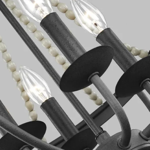 Kroonluchter Nori, 4-lamps