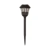 Lace LED grondspies lamp, zwart, hoogte 31 cm, set van 4