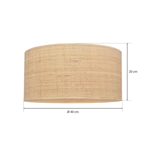 Lampenkap Abba E27 Ø40/hoogte 20cm, rotan
