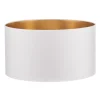 Lampenkap Alba, Ø 45 cm, E27, wit/goud