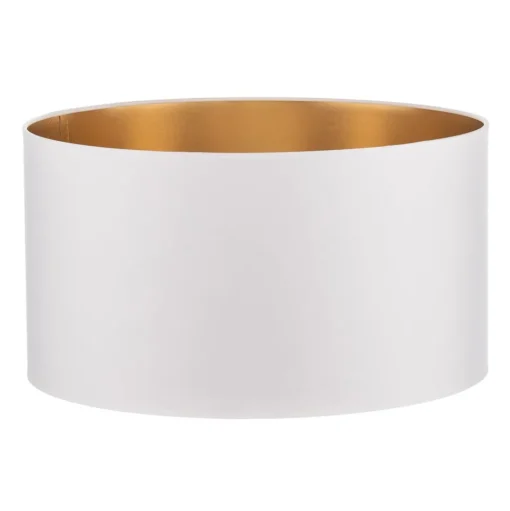 Lampenkap Alba, Ø 45 cm, E27, wit/goud