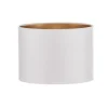 Lampenkap Alba, Ø 20 cm, E27, wit/goud