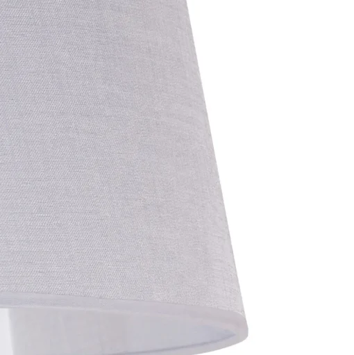 Lampenkap Classic L voor vloerlampen, wit/helder