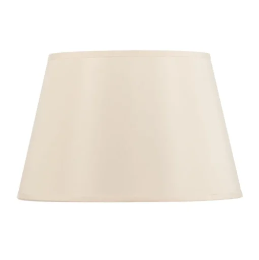 Lampenkap Cone hoogte 18 cm, chintz ecru/wit