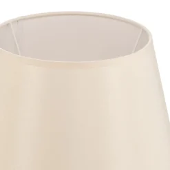 Lampenkap Cone hoogte 18 cm, chintz ecru/wit