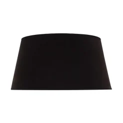 Lampenkap Cone hoogte 25,5 cm, zwart/goud