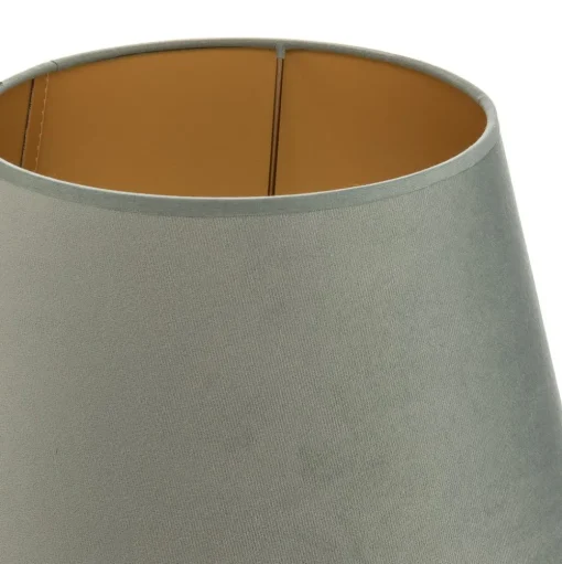 Lampenkap Cone hoogte 18 cm, mintgroen/goud