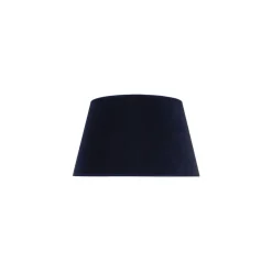 Lampenkap Cone hoogte 18 cm, donkerblauw/goud