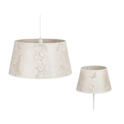Lampenkap Cone hoogte 25,5 cm, ecru